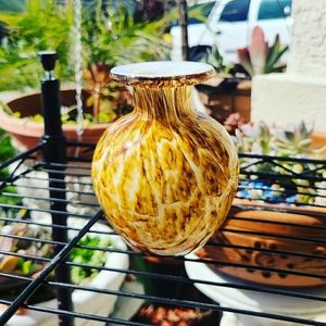 Small blown glass Art vase